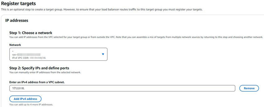 Create a Target Group in AWS for Load Balancing and Auto Scaling