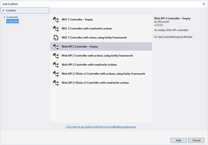 Create A Web API And Call It Using A Desktop Client Application