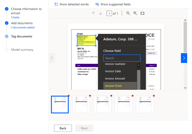 Create AI Model using AI Builder to Extract Data from Document in Power Platform