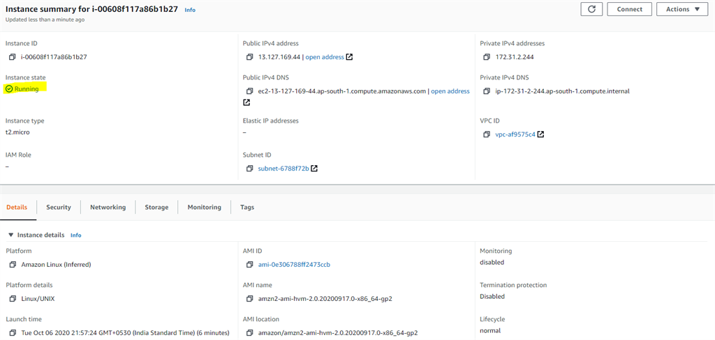 Create Amazon Linux AMI EC2 Instance And Deploy NodeJS Application