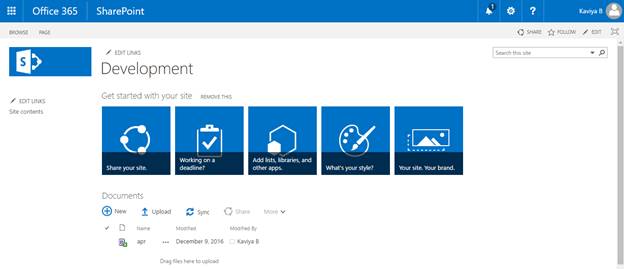 SharePoint site