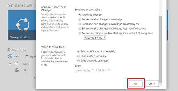 Required information