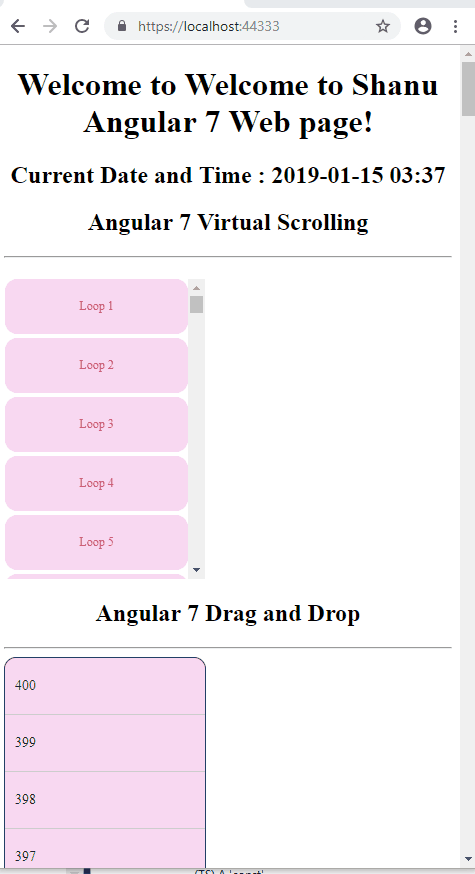 Create an Angular 7 App with ASP.NET Core 2.1