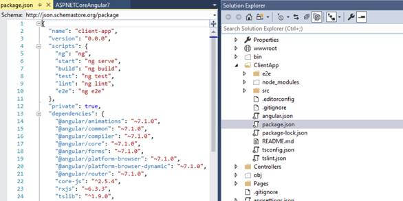 Getting Started With Angular 7 And ASP.NET Core 2.1