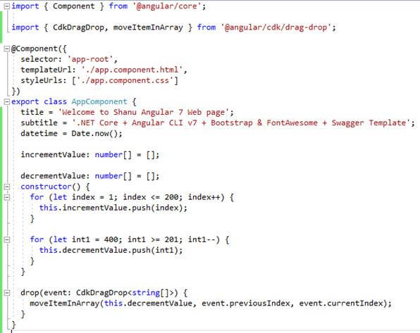 Getting Started With Angular 7 And ASP.NET Core 2.1