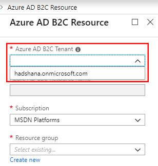 Create An Azure Active Directory B2C Tenant