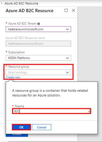 Create An Azure Active Directory B2C Tenant