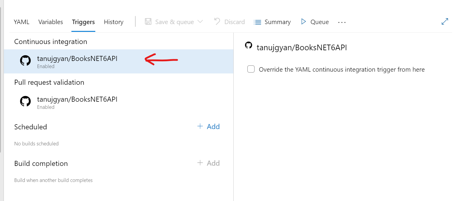 Create Build pipeline on Azure Devops