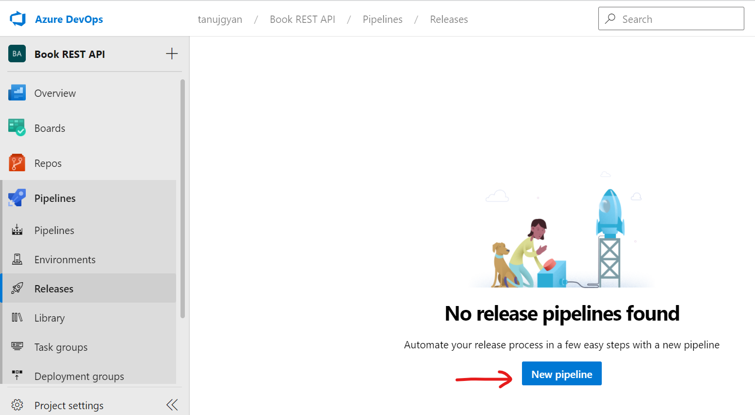 Deploy the app to Azure Cloud using the Azure Release pipeline