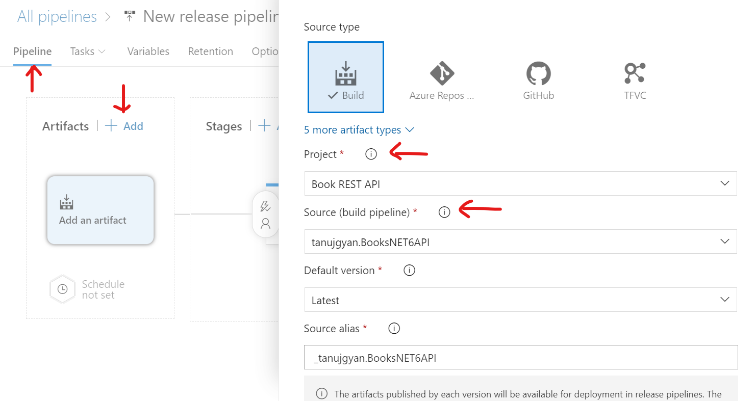 Deploy the app to Azure Cloud using the Azure Release pipeline