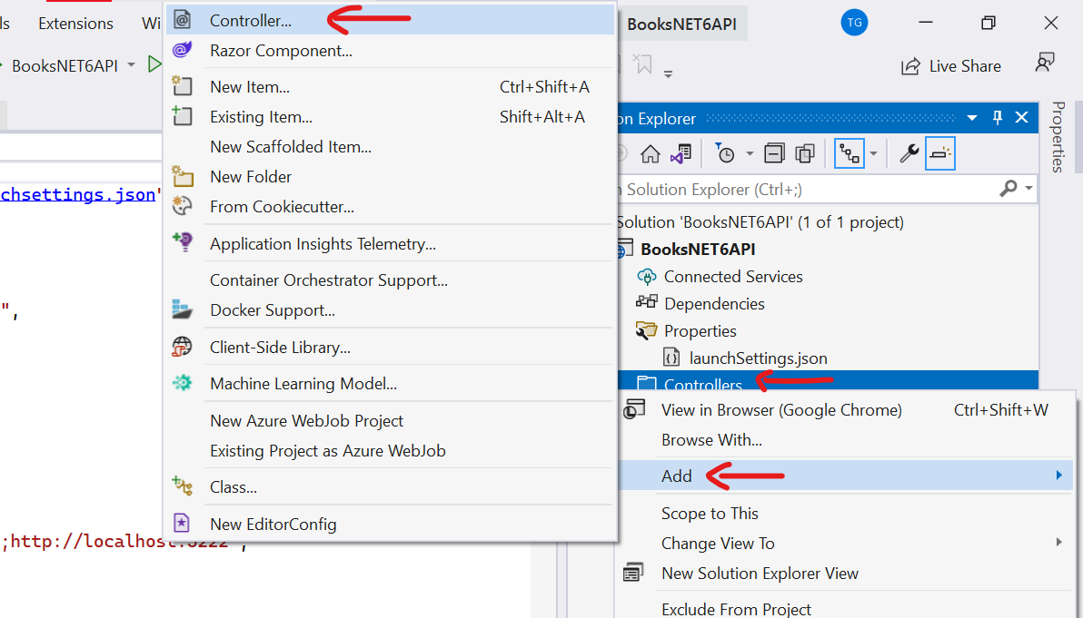 Create a .NET 6 REST API