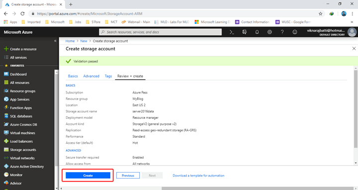 Azure File Sync Service
