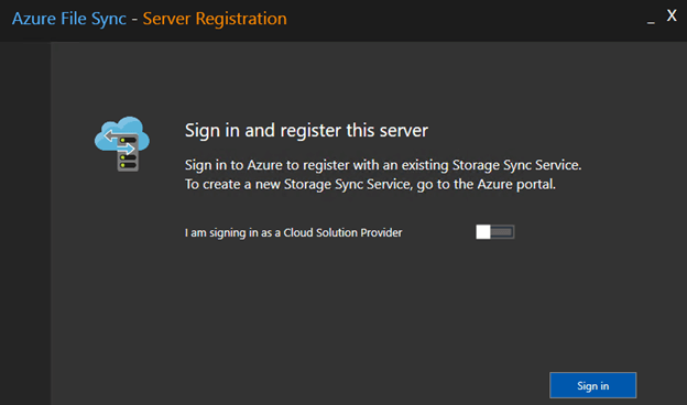 Azure File Sync Service