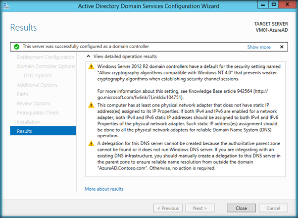 Create And Configure Active Directory Domain Controller In Azure ...
