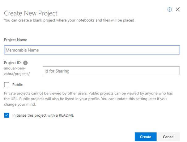 Create And Share Azure Notebook