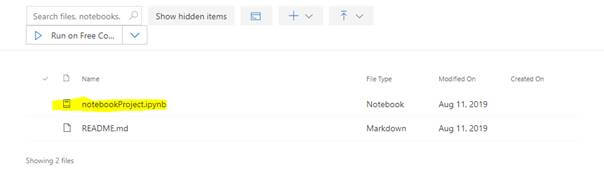 Create And Share Azure Notebook