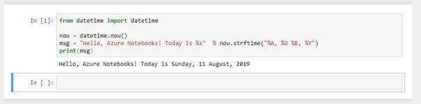 Create And Share Azure Notebook