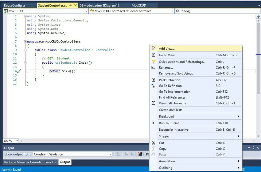 Create An ASP.NET MVC CRUD Application With Entity Framework Using AJAX ...