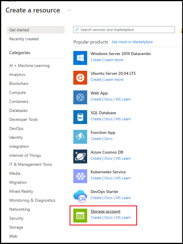 Blob Trigger in Azure Portal