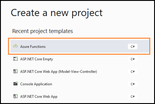 Create Azure Function - Timmer Trigger In Visual Studio