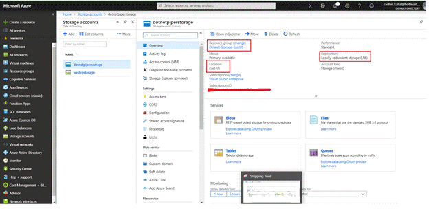 Create Azure Storage Account and Container using PowerShell