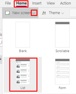 Create Blank PowerApps With Excel As Data Source
