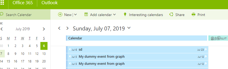 Create Calendar Events From SharePoint Using MS Graph API