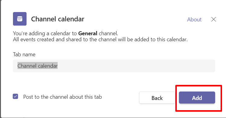 How to create a Channel Calendar app