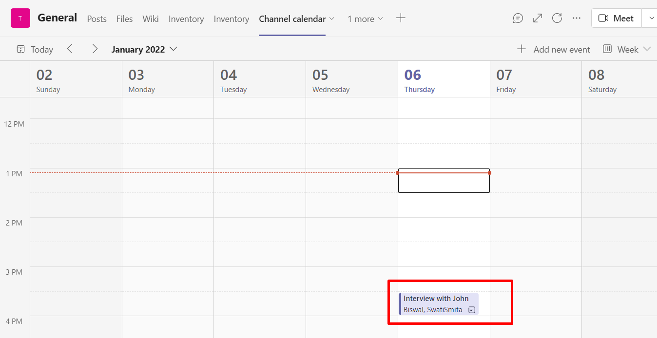 How to create a Channel Calendar app