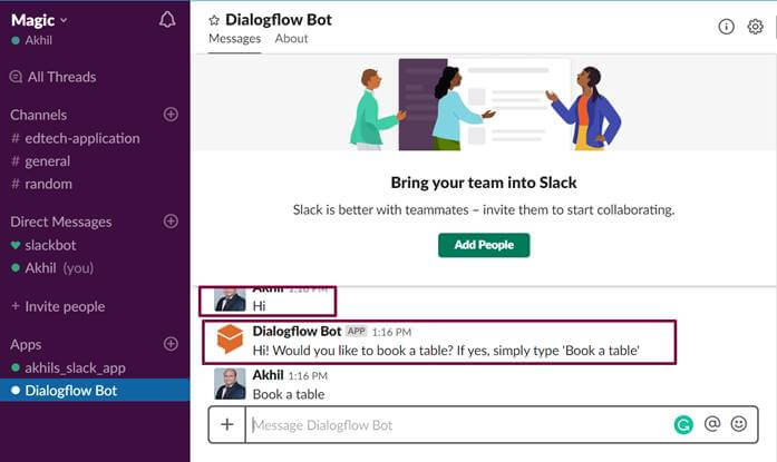 Create Chatbot Using Microsoft's Bot Framework And Dialogflow API - Integrate And Test On Slack And Facebook Messenger