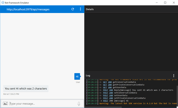 Create Chatbot Using Microsoft's Bot Framework And Dialogflow API - (Bot using Microsoft's Bot Framework)