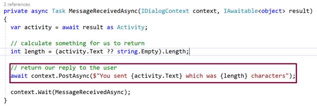 Create Chatbot Using Microsoft's Bot Framework And Dialogflow API - (Bot using Microsoft's Bot Framework)