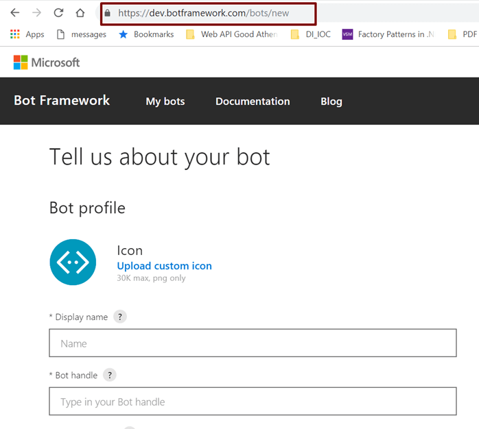 Create Chatbot Using Microsoft's Bot Framework And Dialogflow API - (Bot using Microsoft's Bot Framework)