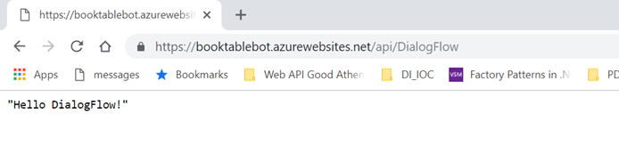 Create Chatbot Using Microsoft's Bot Framework And Dialogflow API - (Bot using Microsoft's Bot Framework)