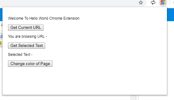 Create Chrome Extension And Implement Basic Use Cases
