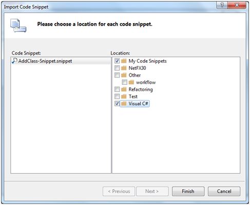 Create a Custom Code Snippet In Visual Studio 2015
