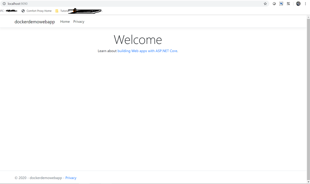 Create Docker Image For Simple Web Application And Hosting Using Visual Studio .NET Core