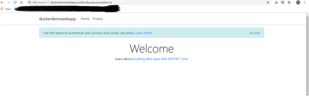 Create Docker Image For Simple Web Application And Hosting Using Visual Studio .NET Core