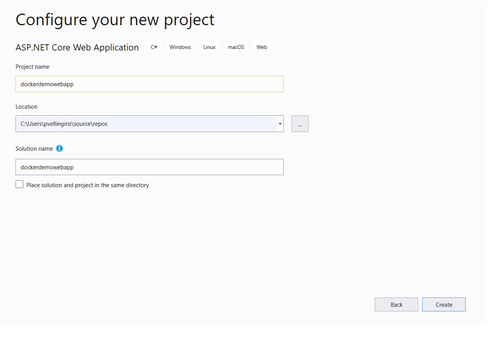 Create Docker Image For Simple Web Application And Hosting Using Visual Studio .NET Core