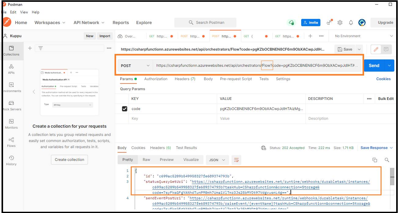 Create Azure Durable Function