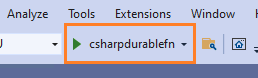 Create Azure Durable Function in Visual Studio