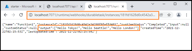 Create Azure Durable Function in Visual Studio