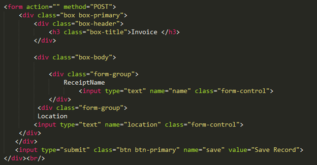 Create Dynamic Invoice Form Using PHP