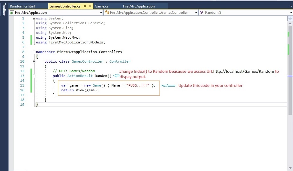 Create Your First ASP.NET MVC Application - Step By Step For Beginners