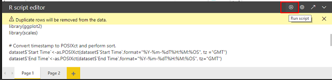 Create Gantt Chart To Show Duration Between Start Time And End Time Using R Within Power BI