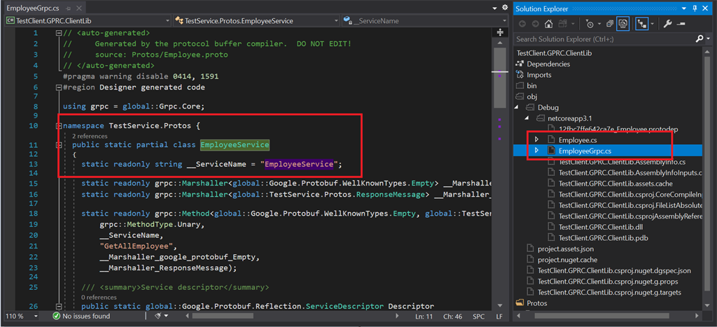 Create gRPC Consolse And WorkerService Client Applications