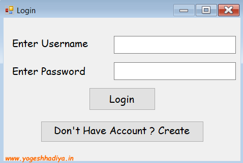 Create Login(Sign In) And Registration (Sign Up) Form In C# Windows Form With Database