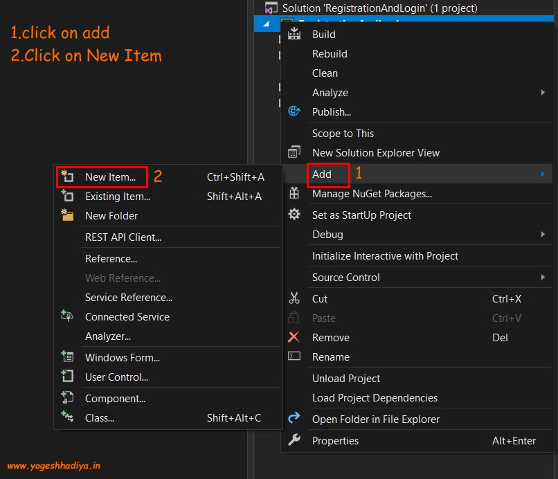 Create Login(Sign In) And Registration (Sign Up) Form In C# Windows Form With Database