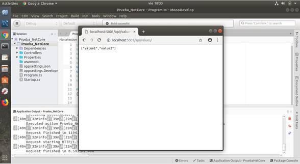 Create .NET Core Web API (C#) In MonoDevelop On Ubuntu 18.04