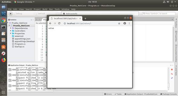 Create .NET Core Web API (C#) In MonoDevelop On Ubuntu 18.04